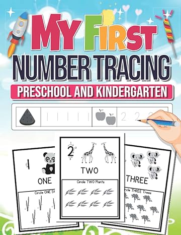 number tracing book early learning math workbook for preschoolers and kindergarten kids 1st edition