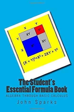 the students essential formula book 2nd edition mr john c sparks 1482076950, 978-1482076950