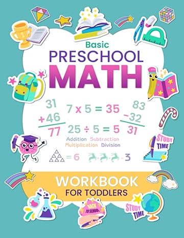 basic preschool math workbook for toddlers kindergarten math activity workbook basic math kindergarten and