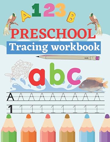 preschool tracing workbook letter practice and tracing workbook for kindergarten toddler children pre k and