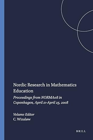 nordic research in mathematics education 1st edition carl winslow 9087907818, 978-9087907815