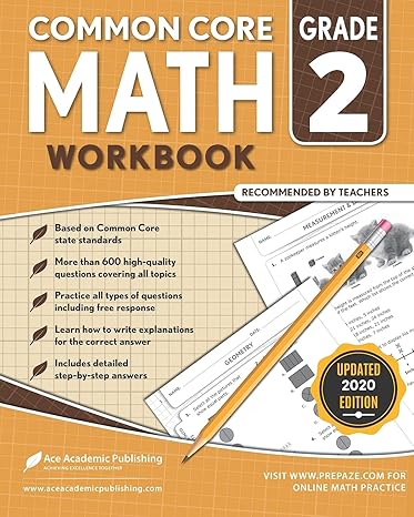 2nd grade math workbook common core math workbook 1st edition ace academic publishing 1949383261,