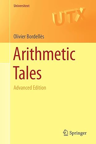 arithmetic tales 2nd edition olivier bordelles ,veronique bordelles 3030549453, 978-3030549459