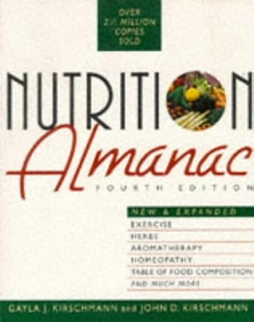 nutrition almanac 4th edition inc nutrition kirschmann, gayla j john d kirschmann, search 0070349223,