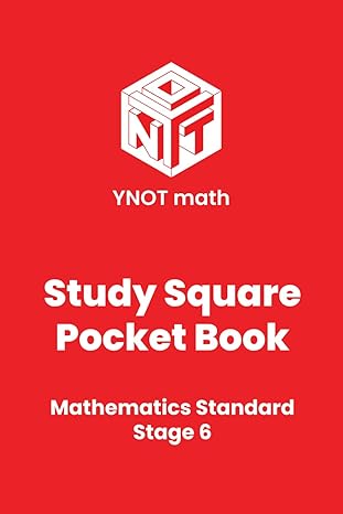 ynot math study square pocket book stage 6 mathematics standard 1st edition ynot math b0cq2srq3w,