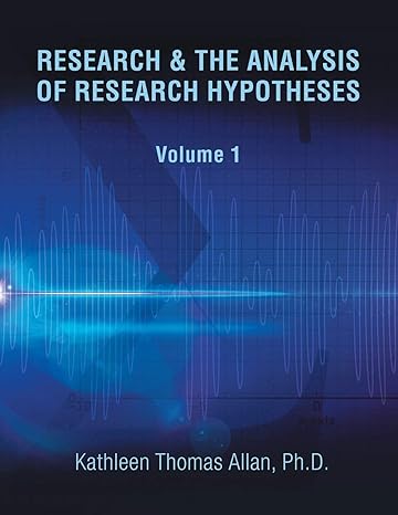 research and the analysis of research hypotheses 1st edition kathleen thomas allan ph d 1493168312,