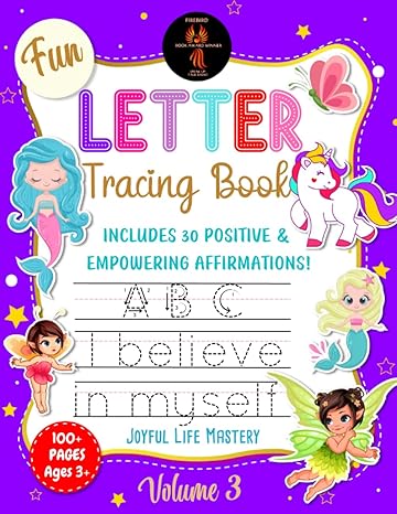 fun letter tracing book vol 3 a joyful letter practice workbook for preschool pre k and kindergarten kids