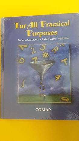 for all practical purposes mathematical literacy in todays world eigh edition comap 1429215062, 978-1429215060