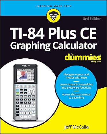 ti 84 plus ce graphing calculator for dummies 3rd edition jeff mccalla 1119887607, 978-1119887607