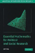 essential mathematics for political and social research by gill jeff published by cambridge university press