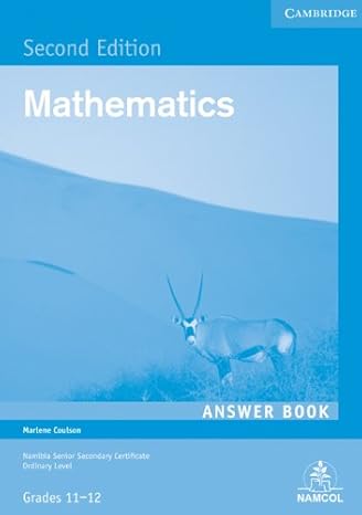 nssc mathematics students answer book 1st edition  0521128803, 978-0521128803