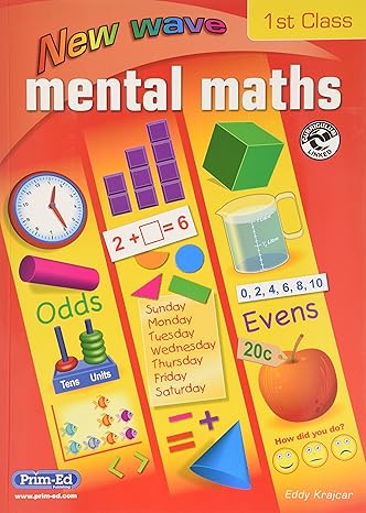 new wave mental maths book 1 workbook 1 daily activity workbook 1st edition  1920962395, 978-1920962395