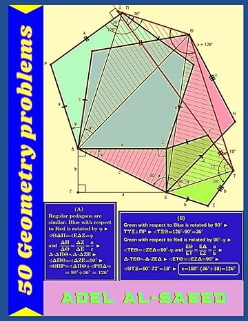 50 geometry problems 1st edition adel al saeed b0c1j1rktg, 979-8391365341
