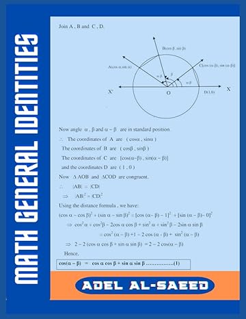 math general identities 1st edition adel al saeed b0c6c4g6c9, 979-8396482319