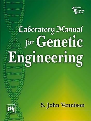 laboratory manual for genetic engineering jan 30 2010 vennison john 1st edition s john vennison 8120338146,