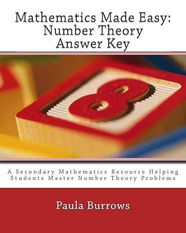 mathematics made easy number theory answer key a secondary mathematics resource helping students master