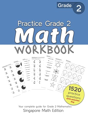 math workbook grade 2 100 pages of addition subtraction multiplication division fraction geometry 1st edition