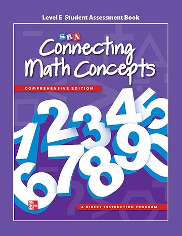 connecting math concepts level e student assessment book 2nd edition  0021036225, 978-0021036226