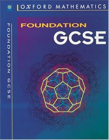 oxford mathematics foundation gcse 1st edition  0199147175, 978-0199147175