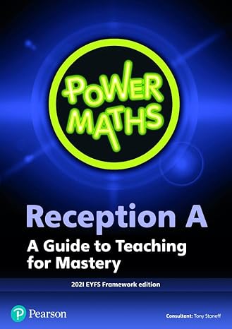 power maths reception teacher guide a 2nd edition  1292403241, 978-1292403243
