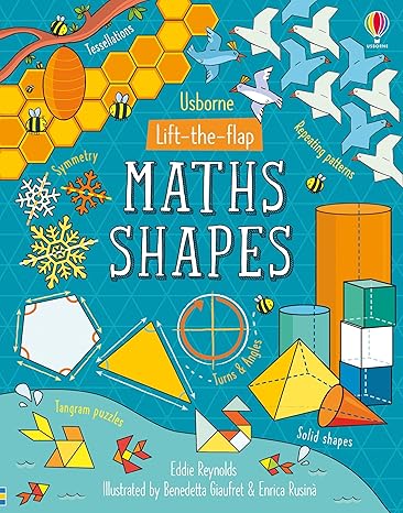 lift the flap maths shapes 1st edition eddie reynolds 1474950752, 978-1474950756