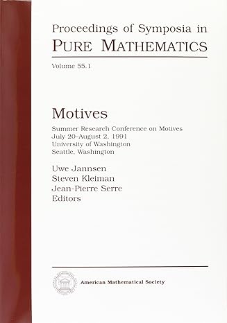 motives 1st edition uwe jannsen 0821827979, 978-0821827970