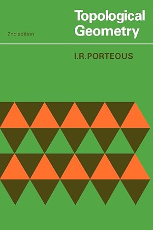 topological geometry 2nd edition ian r porteous 0521298393, 978-0521298391
