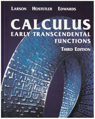 calculus early transcendental functions 8564th edition aa b0086pv5hs