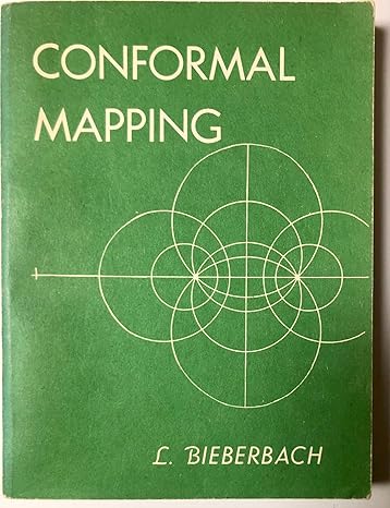 conformal mapping 1st edition l bieberbach b000qa3sbm