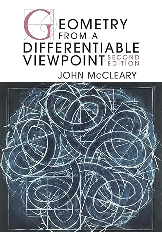 geometry from a differentiable viewpoint 2nd edition john mccleary 0521133114, 978-0521133111