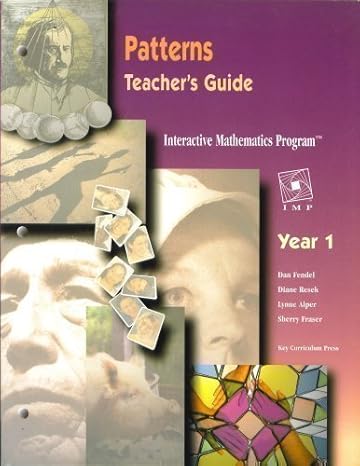 year 1 teachers guide patterns 1997th edition lynne alper ,dan fendel ,sherry fraser ,diane resek 1559532513,