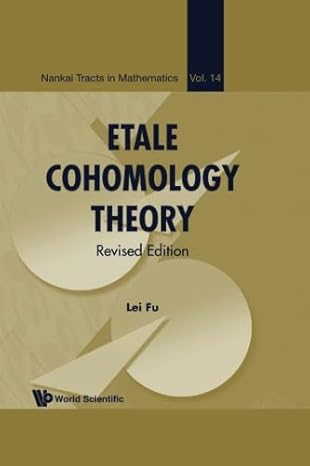 etale cohomology theory 1st edition lei fu b01gq94vxk