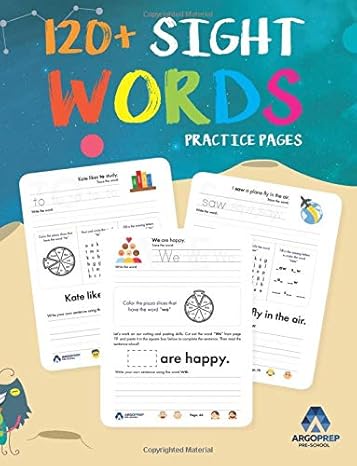 sight words practice workbook for preschoolers to 3rd grade learn the top 100 high frequency words with our