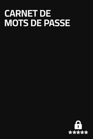 carnet de mots de passe carnet de mots de passe alphab tique cahier pour vos identifiants et mot de passe