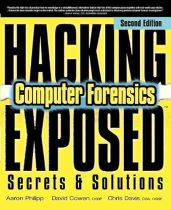 hacking exposed computer forensics second edition 1st edition aa b00e28bvt0