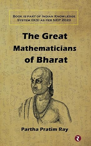 the great mathematicians of bharat 1st edition partha pratim ray 8119251997, 978-8119251995