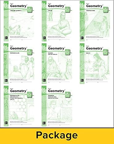 key to geometry books 1 thru 8 1st edition mcgraw hill 1559531010, 978-1559531016