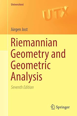 riemannian geometry and geometric analysis 7th edition jurgen jost 3319618598, 978-3319618593