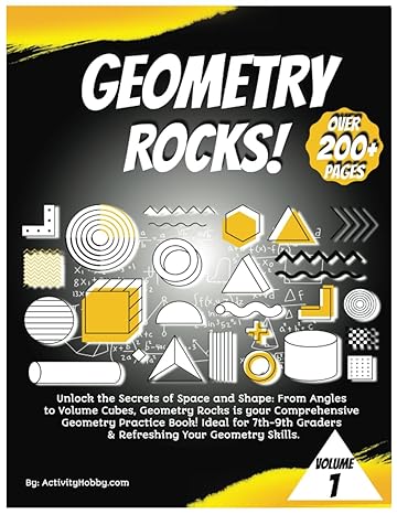 geometry rocks 1st edition activity hobby b0cj4dlbcq, 979-8861517911