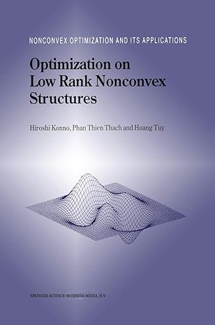 optimization on low rank nonconvex structures 1st edition hiroshi konno ,phan thien thachhoang tuy