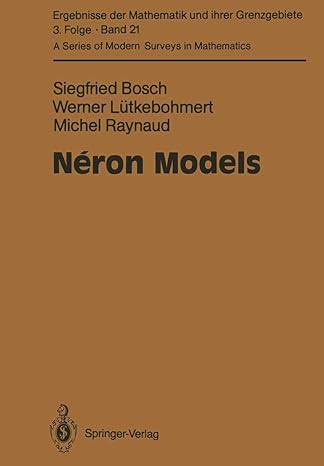 neron models 1st edition siegfried bosch ,werner lutkebohmert ,michel raynaud 3642080731, 978-3642080739