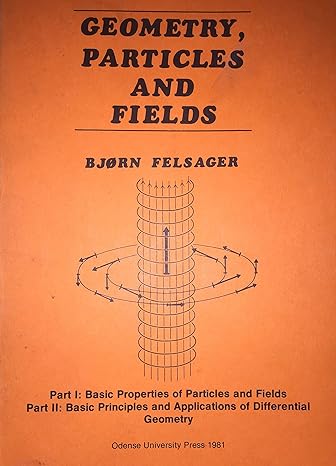 geometry particles and fields 1st edition bjorn felsager 8774923587, 978-8774923589