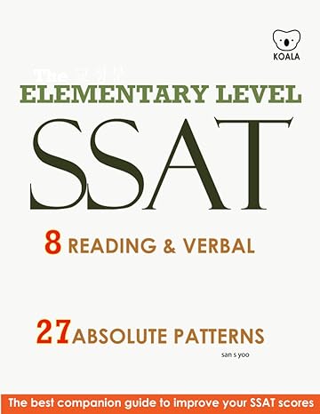 ssat absolute pattern elementary level 2nd edition san y 1983958565, 978-1983958564