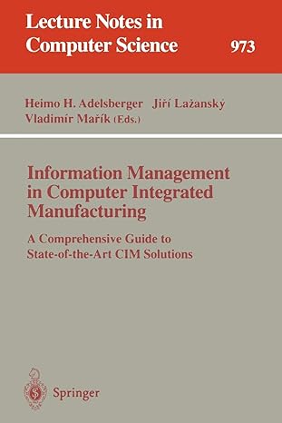 information management in computer integrated manufacturing a comprehensive guide to state of the art cim