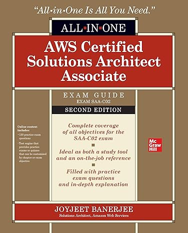 aws certified solutions architect associate all in one exam guide 2nd edition joyjeet banerjee 1260470180,
