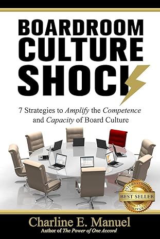 boardroom culture shock 7 strategies to amplify the competence and capacity of board culture 1st edition