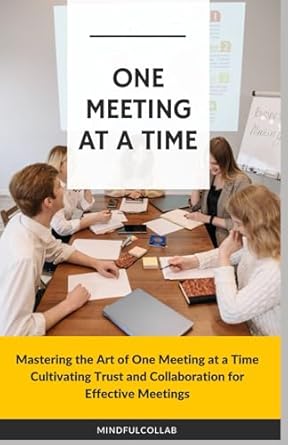 one team meeting at a time mastering the art of one meeting at a time cultivating trust and collaboration for