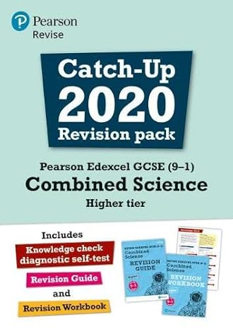 pearson revise edexcel gcse combined science higher tier catch up revision pack for home learning 2021