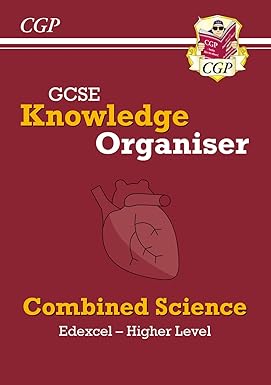 new gcse combined science edexcel knowledge organiser higher 1st edition cgp books 178908850x, 978-1789088502