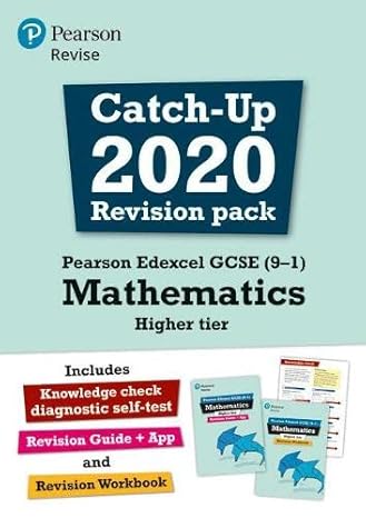 pearson revise edexcel gcse mathematics higher catch up revision pack for home learning 2021 assessments and